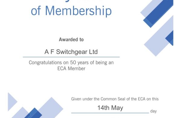 ECA Excellence in Electrotechnical Engineering 50 Year Award