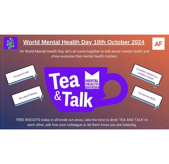 World Mental Health Awareness Day 10th October 2024